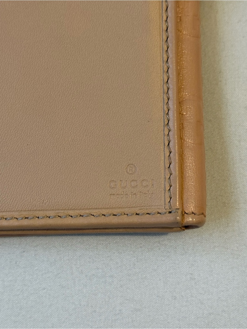 VINTAGE AUTHENTIC Y2K Gucci Heart Continental Calfskin Leather Wallet - Picture 4 of 5